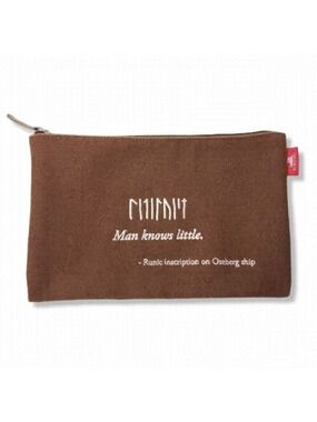 Viking Runic Inscription Wool Travel Case